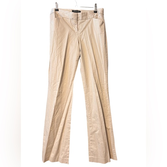 Express Design Studios Editor Khaki Flare Pants Size 0 - Picture 3 of 6